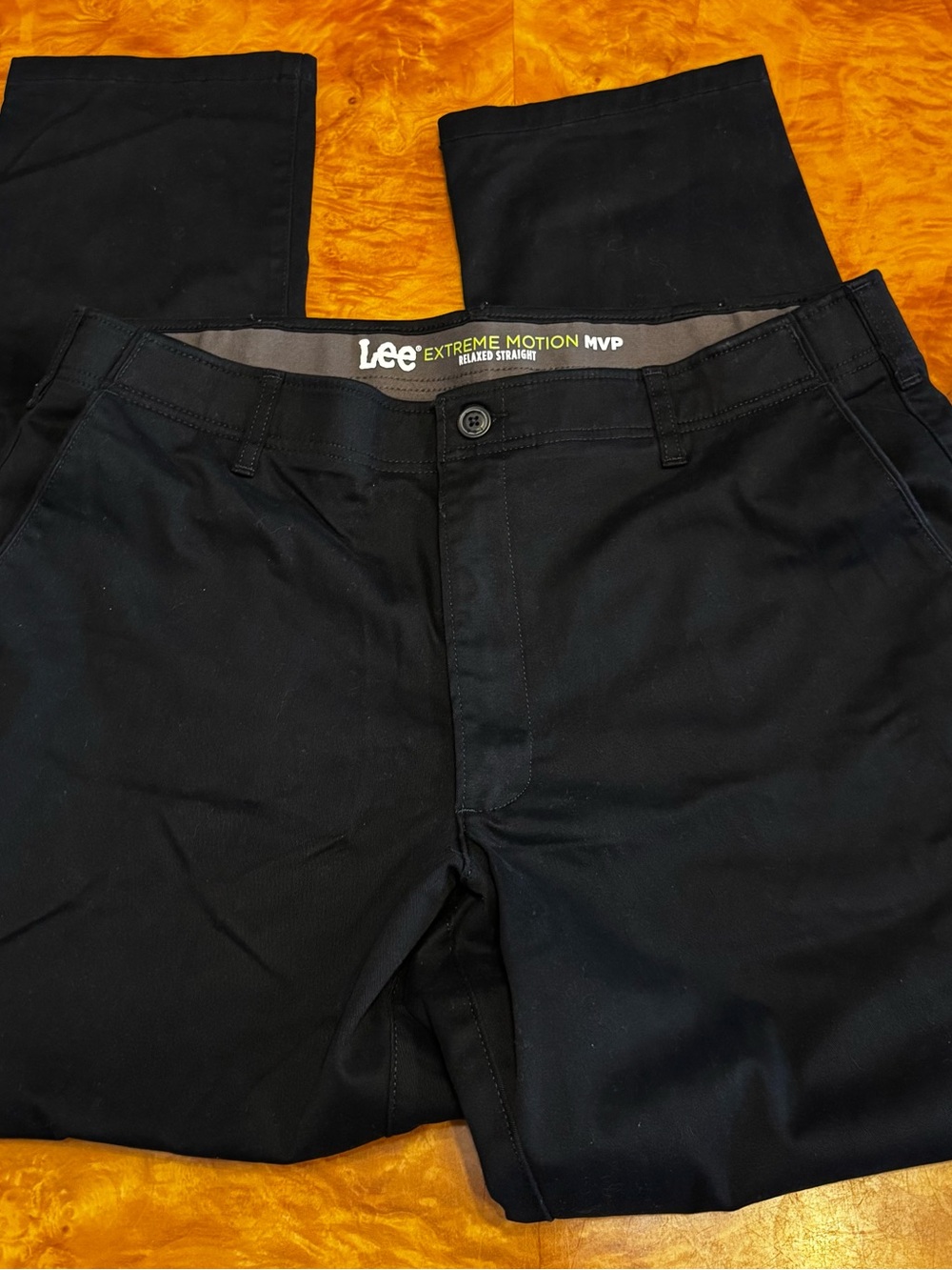 Lee Men’s Black Chinos - Extreme Motion MVP